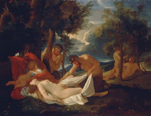 Nicolas Poussin, Vénus épiée par deux satyres