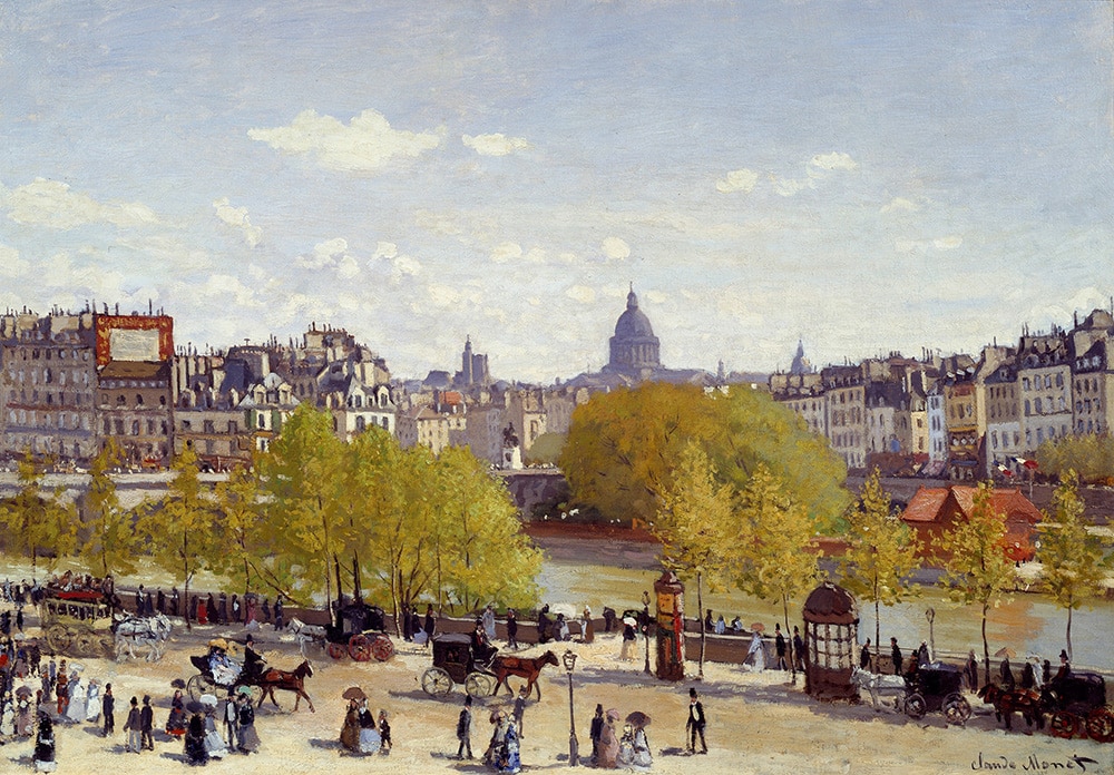 Claude Monet, Quai du Louvre, 1867.