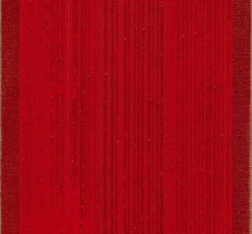 Ha Chong-Hyun, Conjunction 21-18, 2022, huile sur tissu de chanvre, 150 x 75 cm.
